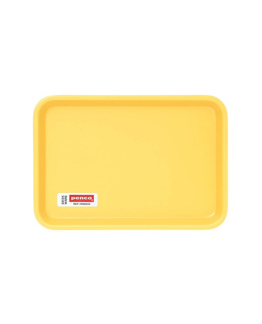 Tabuleiro de secretária pequeno em melamina Penco amarelo Amarelo-1