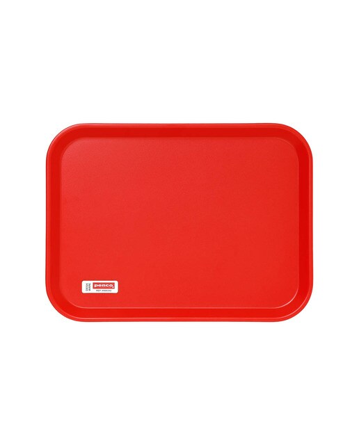 Tabuleiro de secretária médio em melamina Penco vermelho Vermelho-1