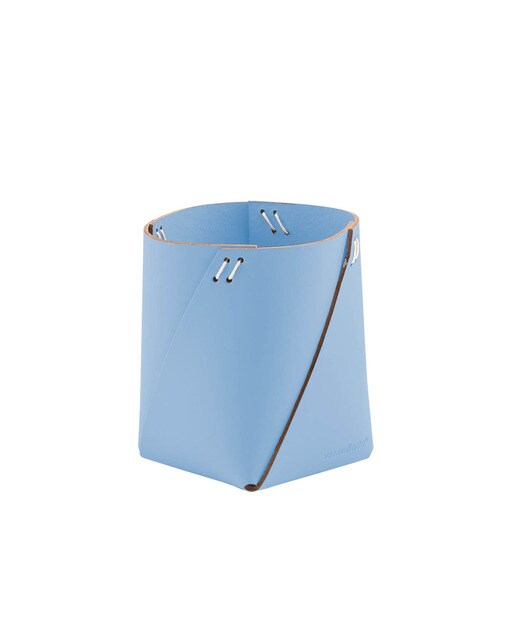 Porta Lápis ruca Vacavaliente azul celeste 1