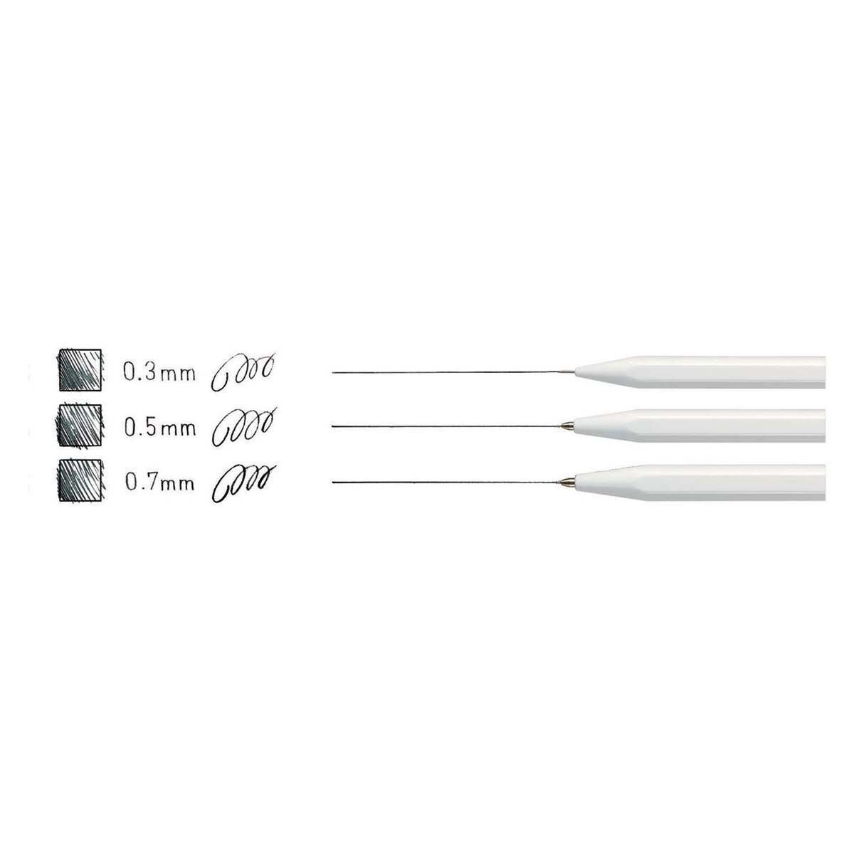 Portaminas 0.5mm Kokuyo Good Tools blanco Blanco-4
