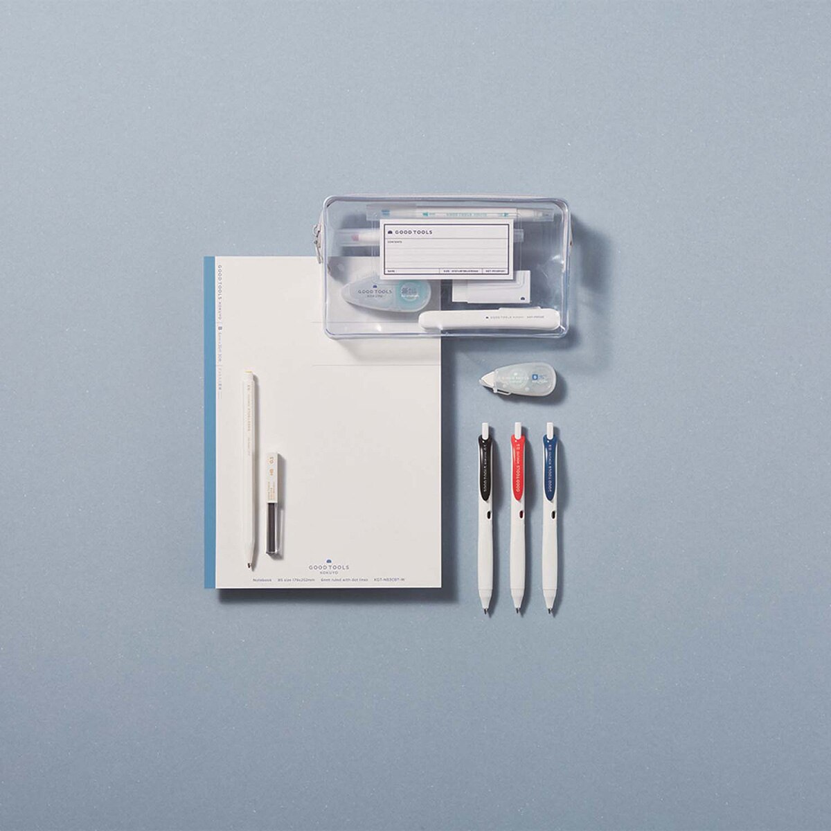 Portaminas 0.5mm Kokuyo Good Tools blanco Blanco-10