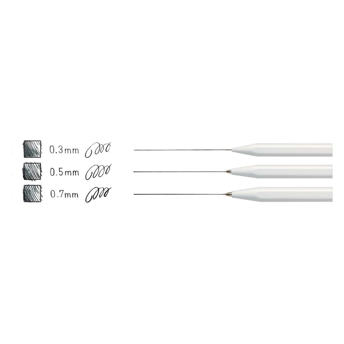 Portaminas 0.7mm Kokuyo Good Tools blanco Blanco-6