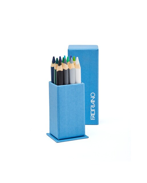 Conjunto de 12 Pastéis Aguarela - Cores Frias 2