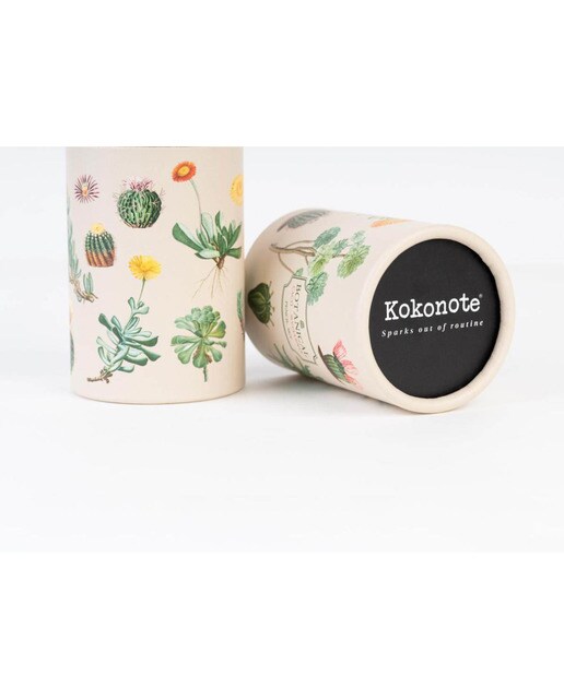 Conjunto Lápis de Cores Botanical Cacti - Verde e Bege Verde / Bege-2