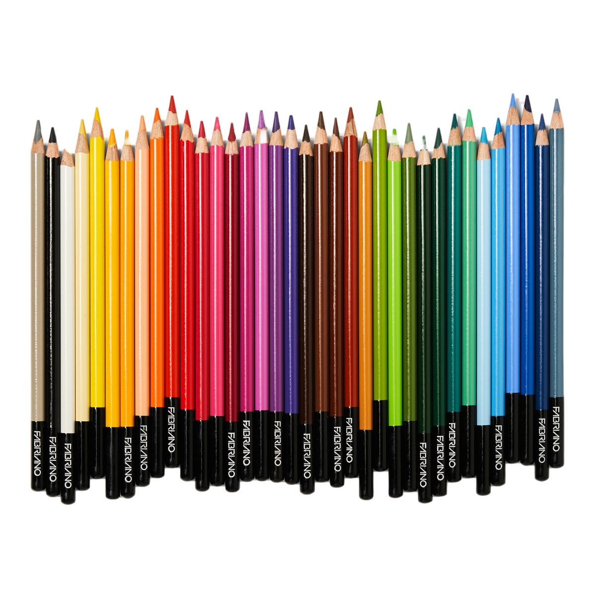 Conjunto De 36 Lápis Pastel Aguareláveis Preto-4