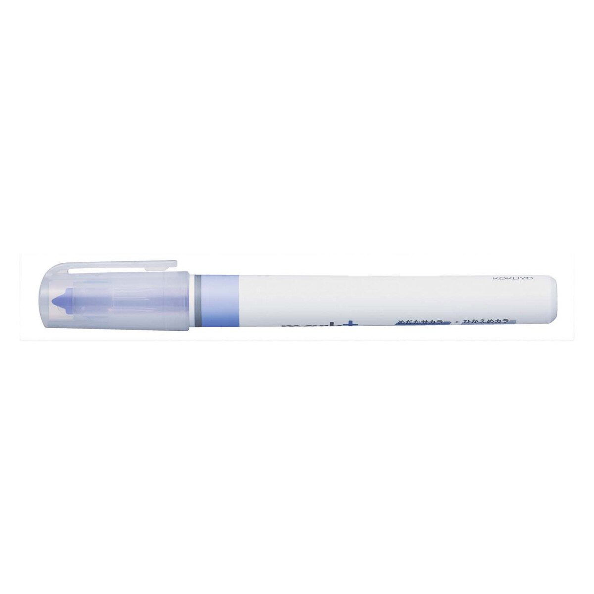 Marcador Kokuyo Mark+ doble tono azul claro Azul claro-3
