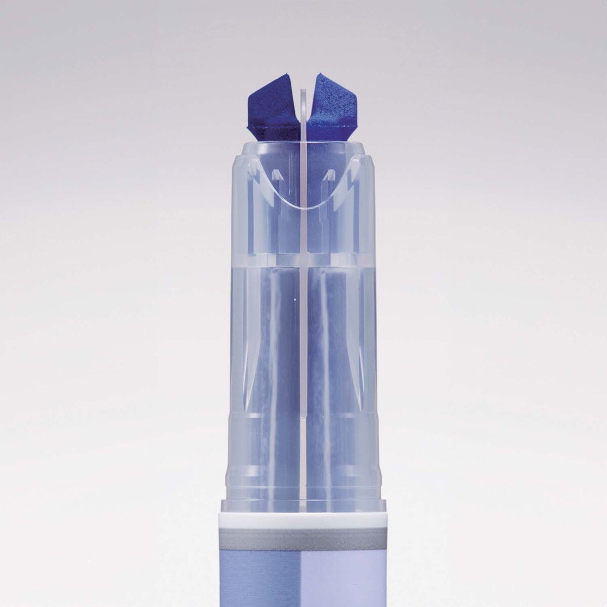 Marcador Kokuyo Mark+ doble tono azul claro Azul claro-4
