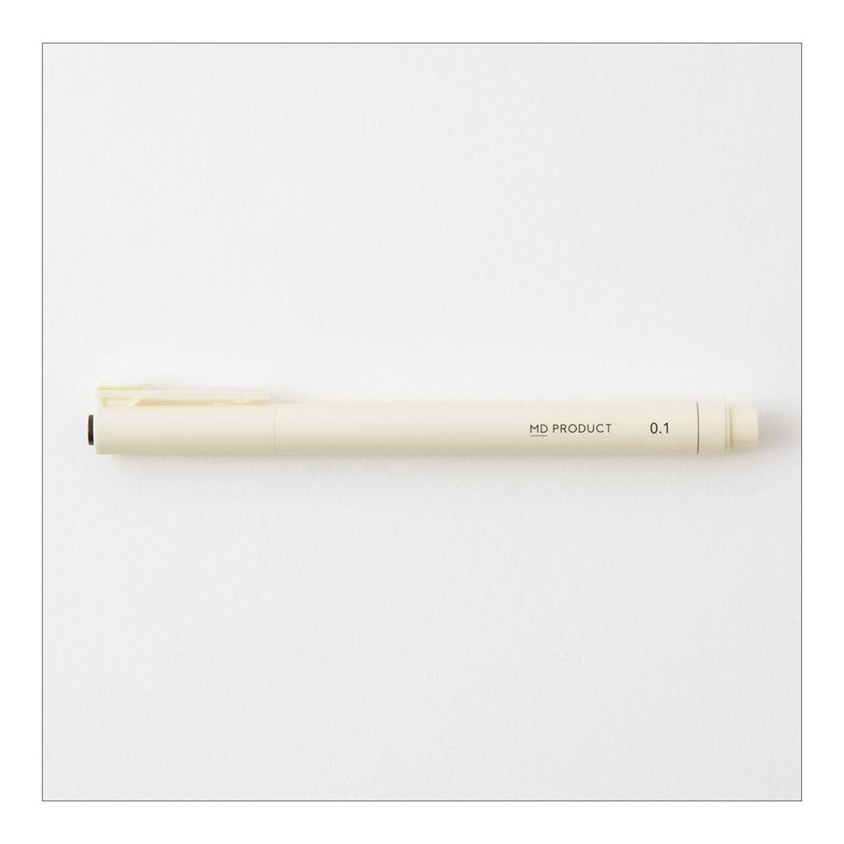 Marcador Ponta 0.1 mm Midori - Preto Branco-6