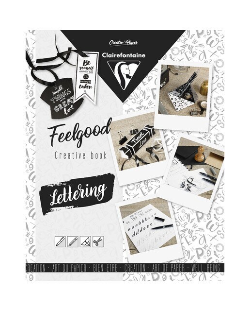 Cuaderno Creativo Feelgood Lettering 26X21 cm Clairefontaine