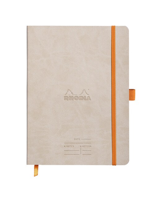 Imagem 0 de Caderno Meeting Book em pele sintética A5+ Rhodia bege