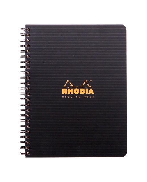 Imagem 0 de Caderno Meeting Book polipropileno A5+ Rhodia preto