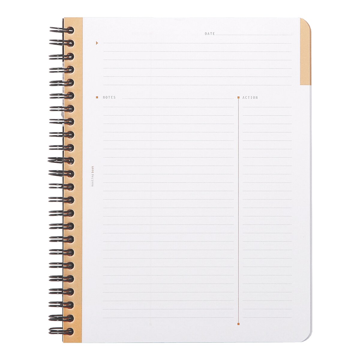 Caderno Meeting Book polipropileno A5+ Rhodia preto Preto-2