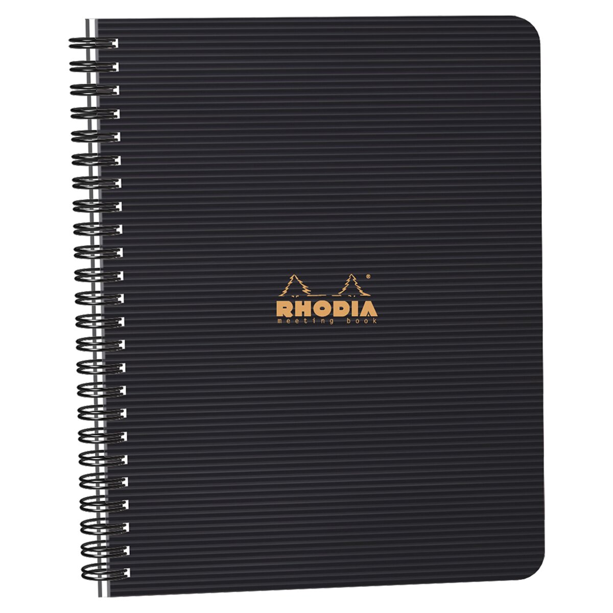 Caderno Meeting Book polipropileno A5+ Rhodia preto Preto-5