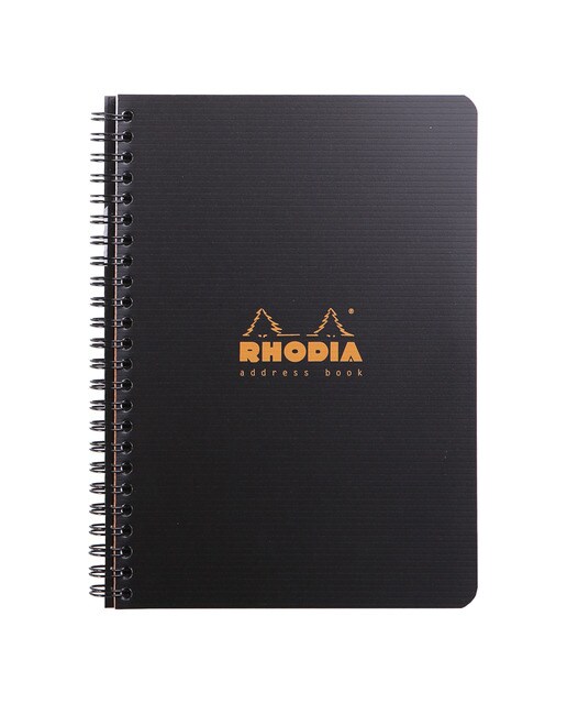 Imagem 0 de Agenda telefónica de polipropileno A5 Rhodia preta