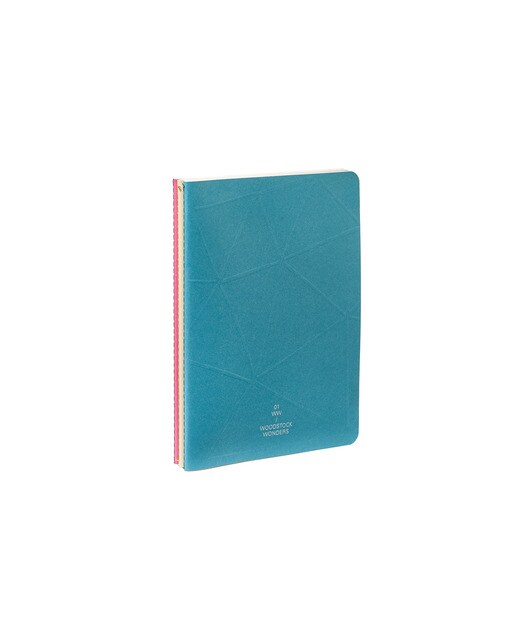 Caderno A5 Woodstock Bouquet Rugoso - Multicolor Multicolor-1