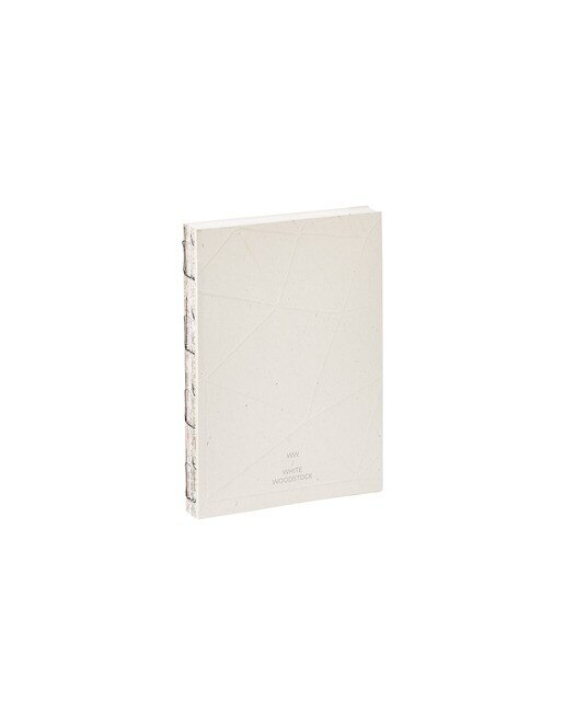 Caderno A6 Woodstock - Branco Branco-1