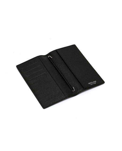 Caderno de Couro - Preto Preto-1