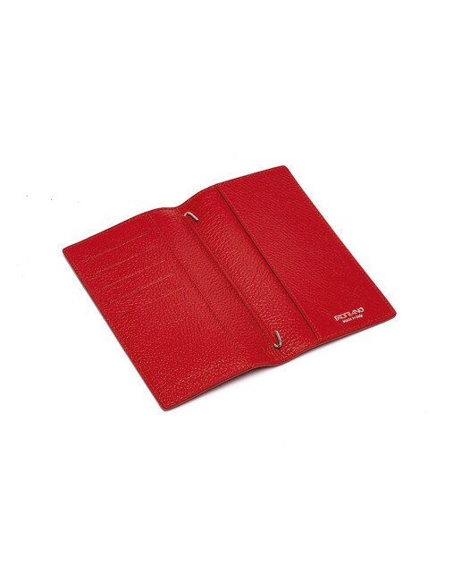 Caderno de Couro - Vermelho Vermelho-1