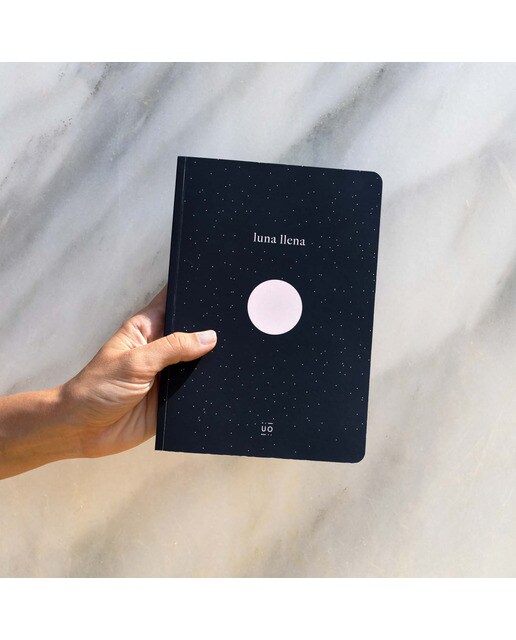 Caderno Las Dos Caras De La Luna A5 - Preto Preto-5