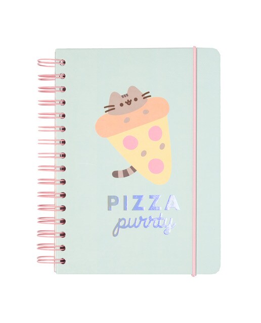 Imagem 0 de Caderno Capa Forrada A5 Bullet Pusheen 14,8x1,5x21 - Verde