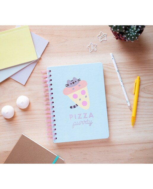 Caderno Capa Forrada A5 Bullet Pusheen 14,8x1,5x21 - Verde 4
