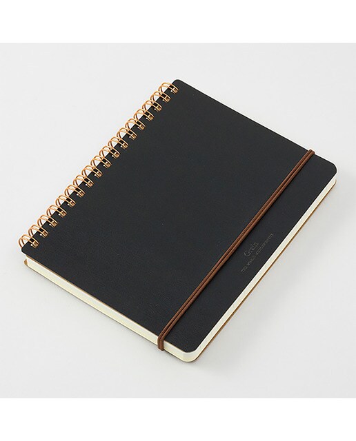 Caderno de Argolas Grain B6 - Preto Preto-2