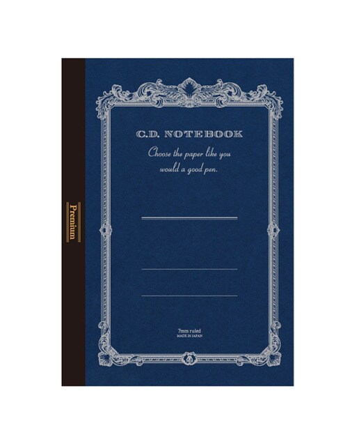 Caderno Premium CD A5 Silky Papel de Linhas - Azul Azul-2