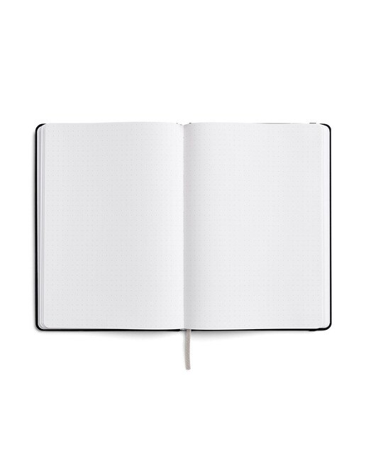 Caderno A5 Papel de Pedra Pontos Capa Dura - Azul Azul-5
