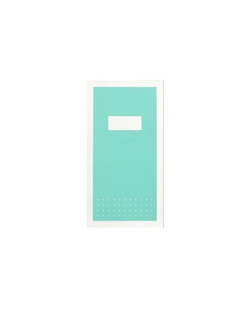 Caderno Travel Hanji Cabinet Papel Pontos - Azul Esverdeado Azul-esverdeado-1