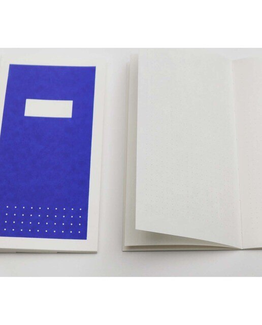 Caderno Travel Hanji Cabinet Papel Pontos - Azul Azul-4