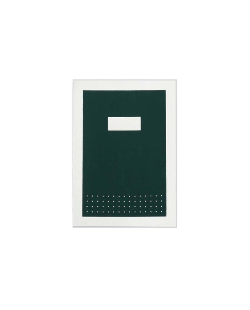 Caderno A5 Hanji Cabinet Papel Pontos - Verde-escuro Verde-escuro-1