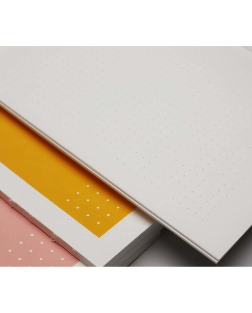 Caderno A5 Hanji Cabinet Papel Pontos - Vermelho Vermelho-5