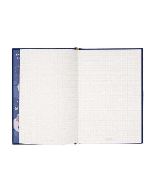 Caderno Premium A5 O Principezinho - Azul e Amarelo Azul / Amarelo-4