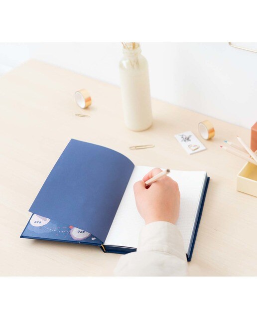 Caderno Premium A5 O Principezinho - Azul e Amarelo Azul / Amarelo-7