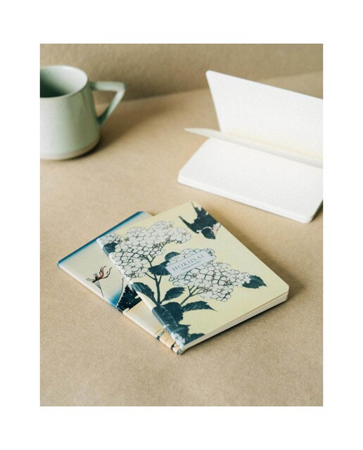 Pack de 3 Cadernos Hokusai A6 - Azul e Cinzento Azul / Cinzento-5