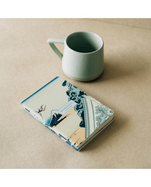 Pack de 3 Cadernos Hokusai A6 - Azul e Cinzento Azul / Cinzento-7