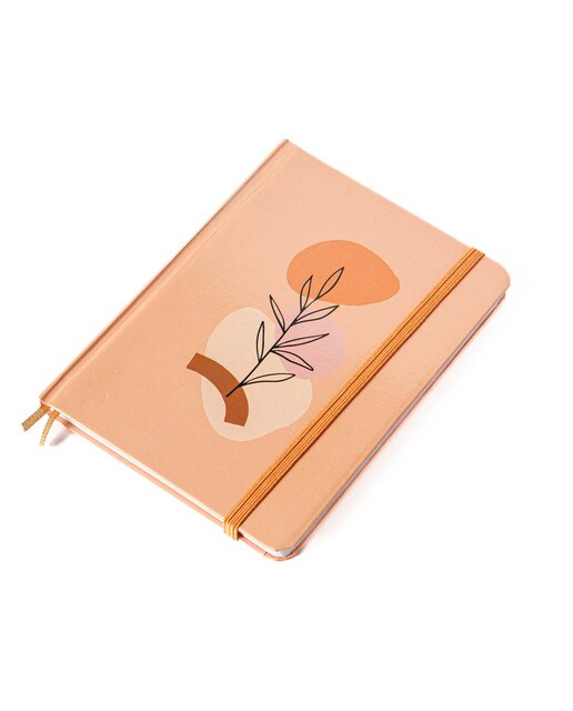 Caderno de Capa Dura M - Laranja/Multicolor Laranja / Multicolor-1