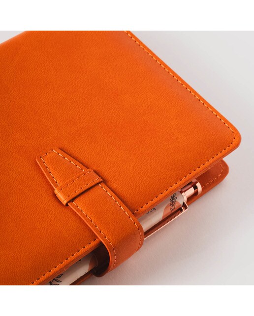 Caderno Recarregável M - Verde Laranja-2