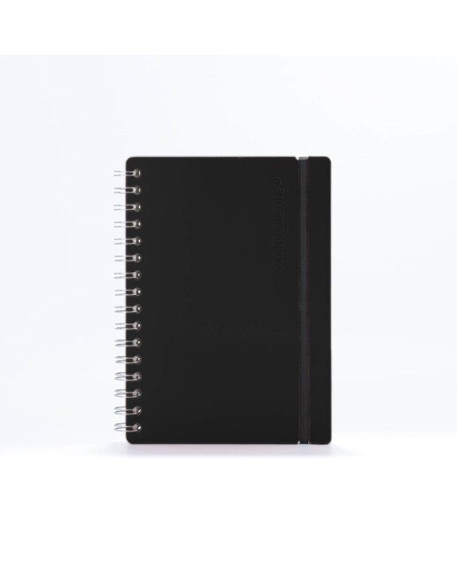 Caderno A5 pautado vacavaliente azul 1