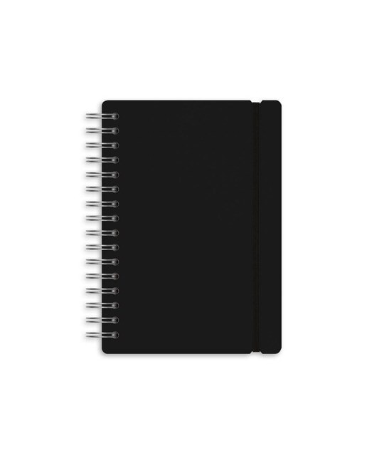 Caderno A5 pautado vacavaliente azul 2