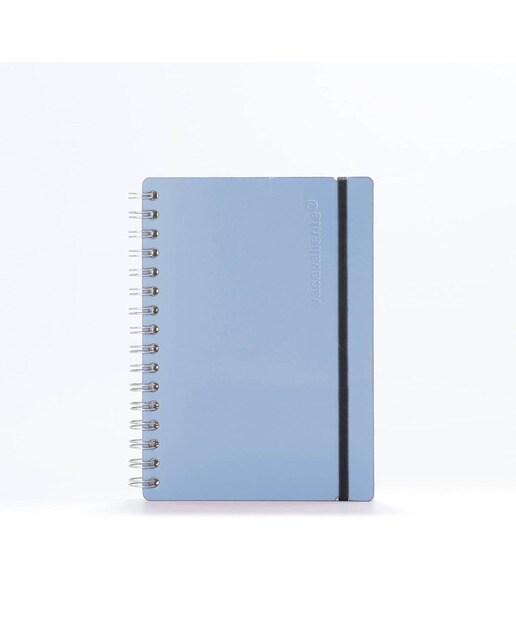 Caderno pautado A5 Vacavaliente azul claro 1