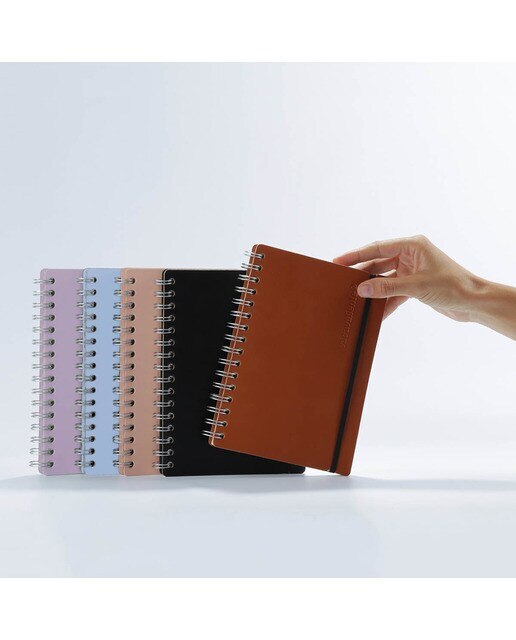 Caderno pautado A5 Vacavaliente azul claro 6