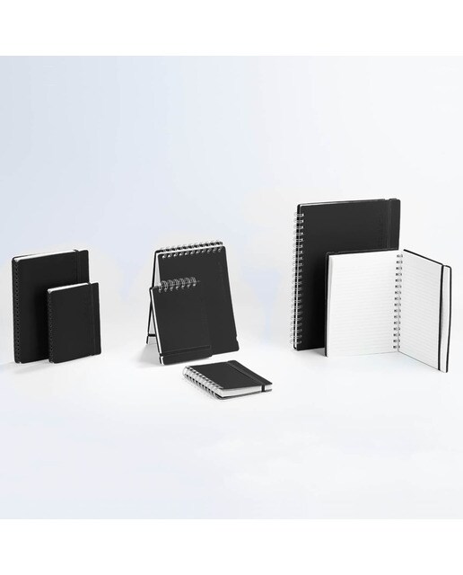 Caderno A6 pautado Vacavaliente preto 4
