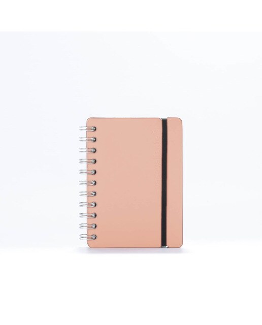 Caderno pautado A6 Vacavaliente rosa 1