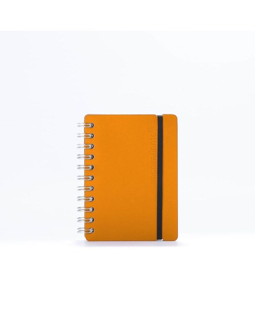Caderno pautado A6  Vacavaliente laranja abóbora 3