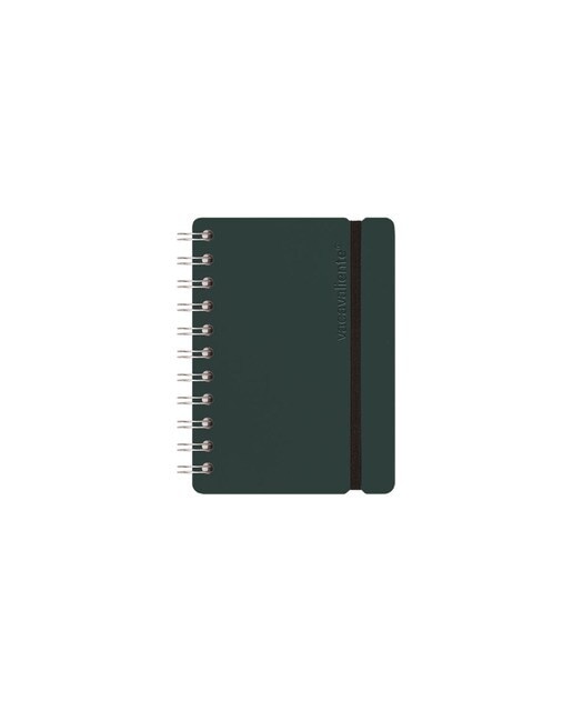 Caderno A6 pautado Vacavaliente verde amazónia 1