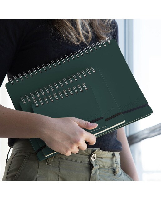 Caderno A6 pautado Vacavaliente verde amazónia 5