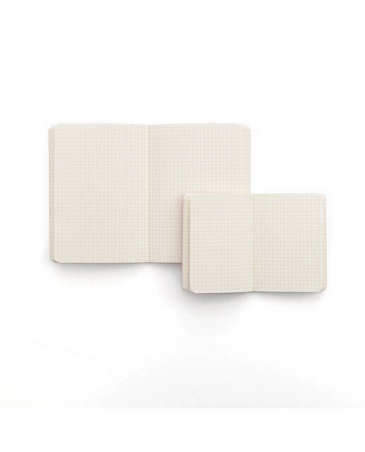 Caderno B7 Capa flexivel, quadriculado 5x5 Penco branco Branco-5