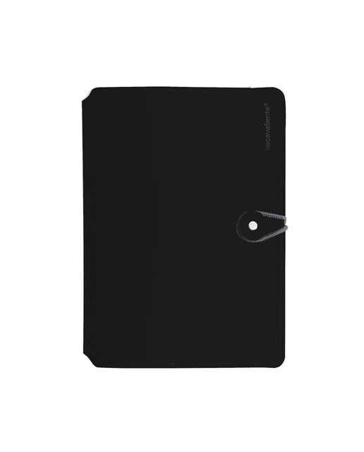 Caderno madison A5 pautado vacavaliente preto 1