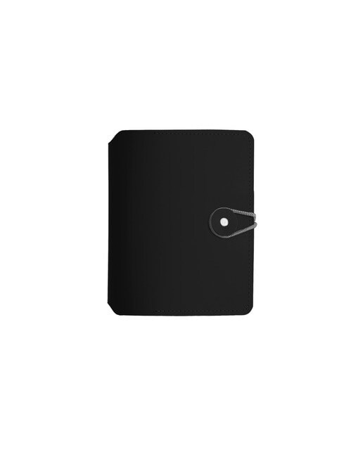 Imagem 0 de Caderno Madison Button A6 forrado preto vacavaliente